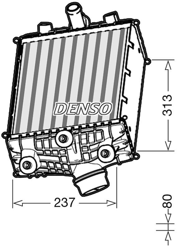 Denso Charge Air Intercooler DIT28002